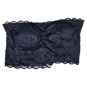 Flirtitude Lace Bandeau - Deep Black